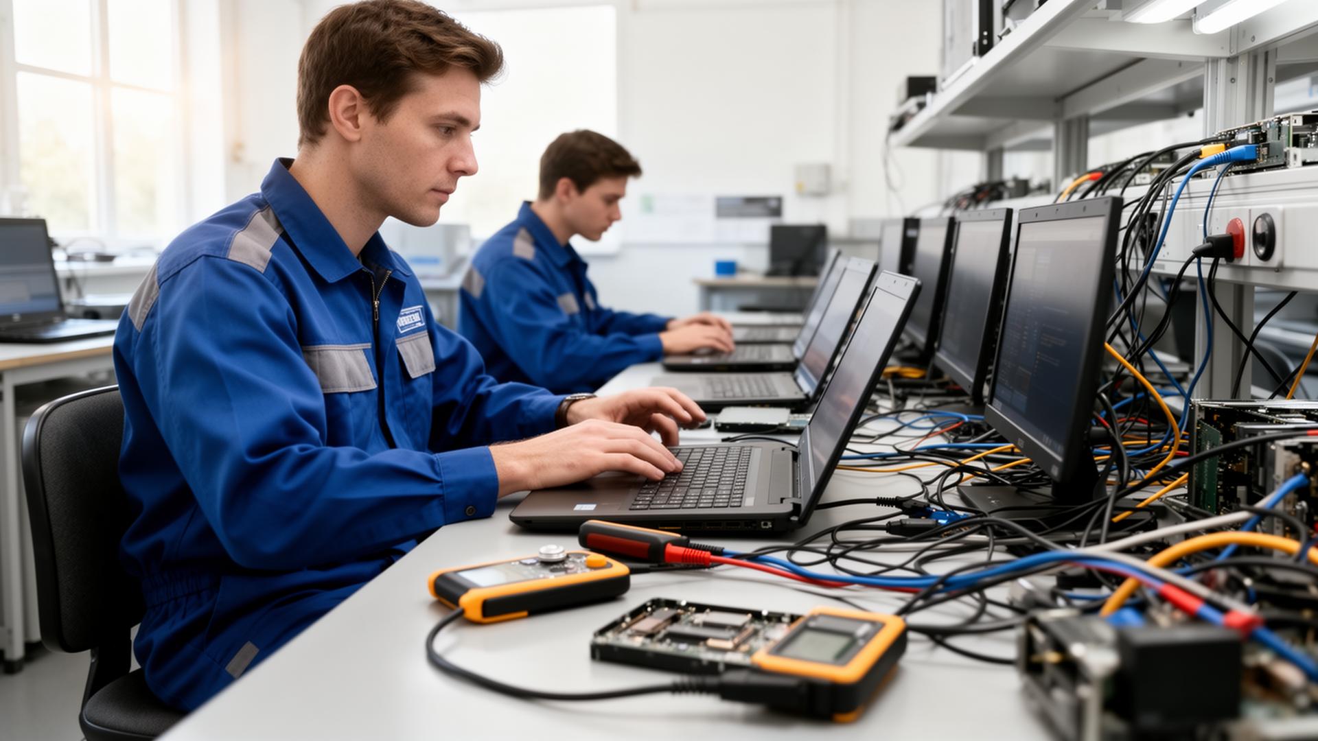 Técnicos especializados em manutenção